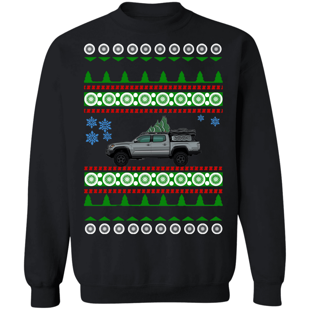 truck like a 3rd gen Tacoma Cement Gray Ugly Christmas Sweater Sweatshirt