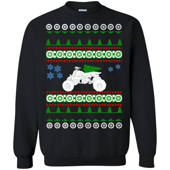 Yamaha Banshee ATV Ugly Christmas Sweater 4 wheeler sweatshirt