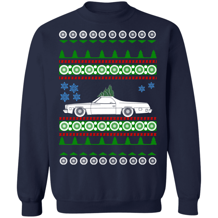 Chevy El Camino 4th gen ugly christmas sweater