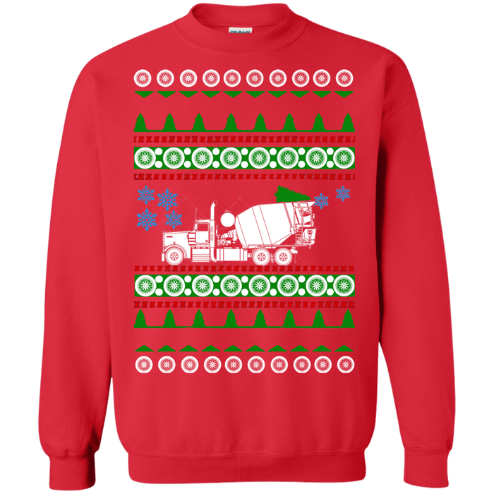 Cement Mixer Truck Driver Ugly Christmas Sweater sweatshirt