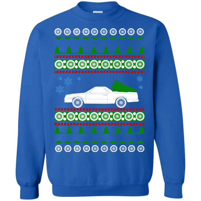 Chevy El Camino ugly christmas sweater sweatshirt 1986