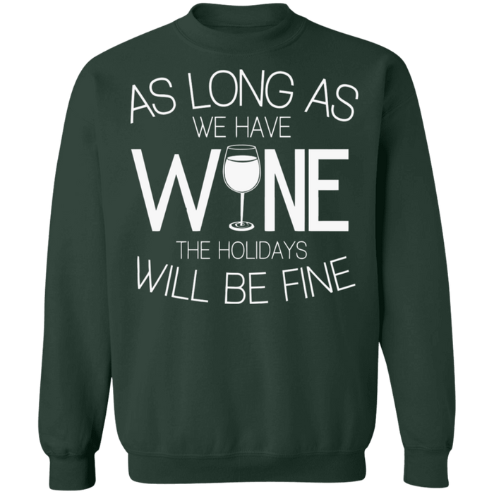 Funny wine ugly christmas sweater sweatshirt