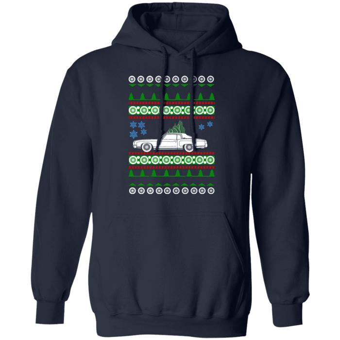 Chevy Monte Carlo 1971 1st gen ugly christmas sweater hoodie