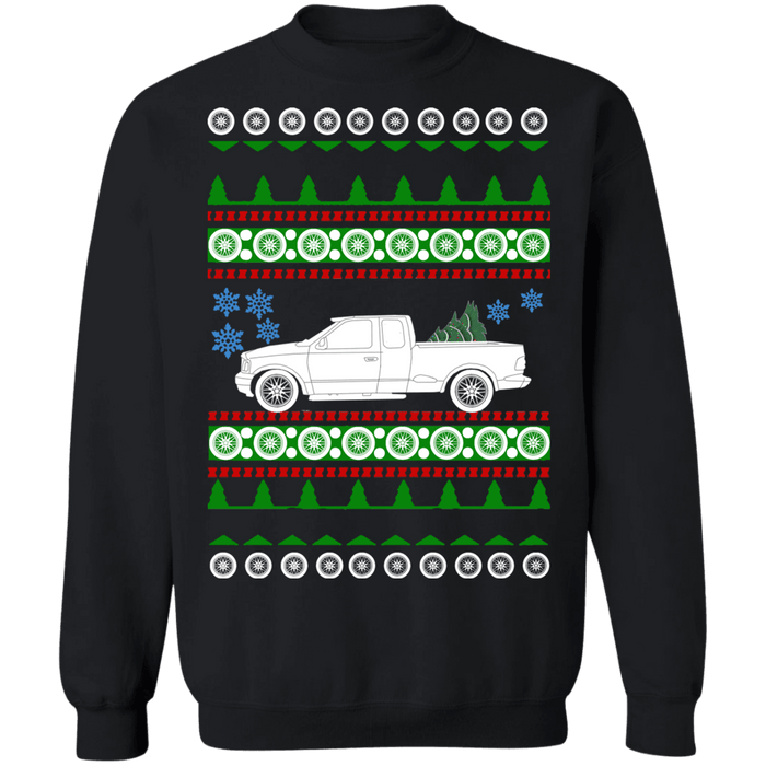 Truck 2002 Ford F150 Ugly Christmas Sweater Sweatshirt