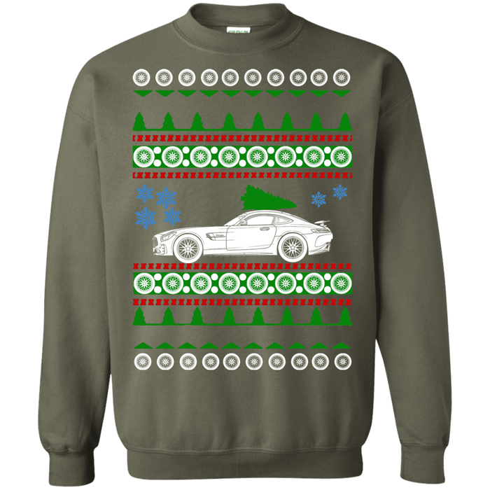 German Car Mercedes 2017 AMG GTR Ugly Christmas Sweater sweatshirt