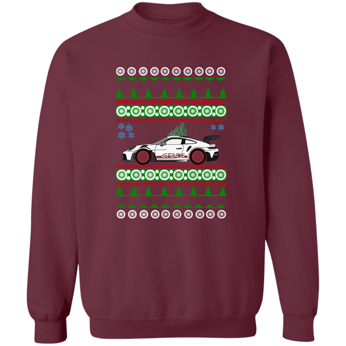 German Car like a 992 GT3 RS Ugly Christmas Sweater Sweatshirt