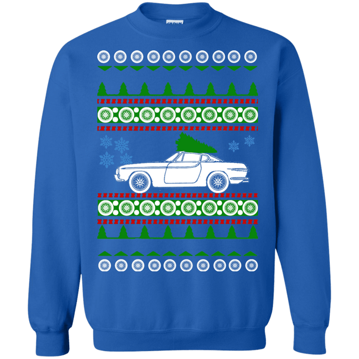 Swedish Car like a  P1800 1967 Ugly Christmas Sweater sweatshirt