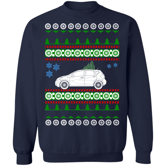 Nissan Versa Hatchback 2015 Ugly christmas sweater