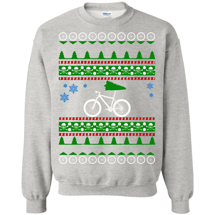 Mountain Bike ugly christmas sweater sweatshirt