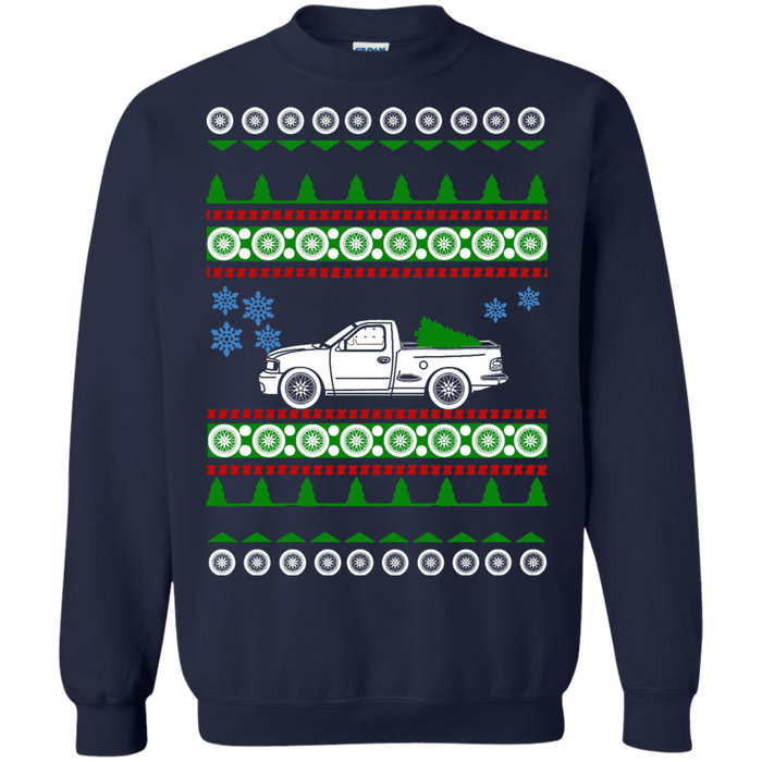 Ford Lightning 2002 F150 Ugly Christmas Sweater SVT sweatshirt