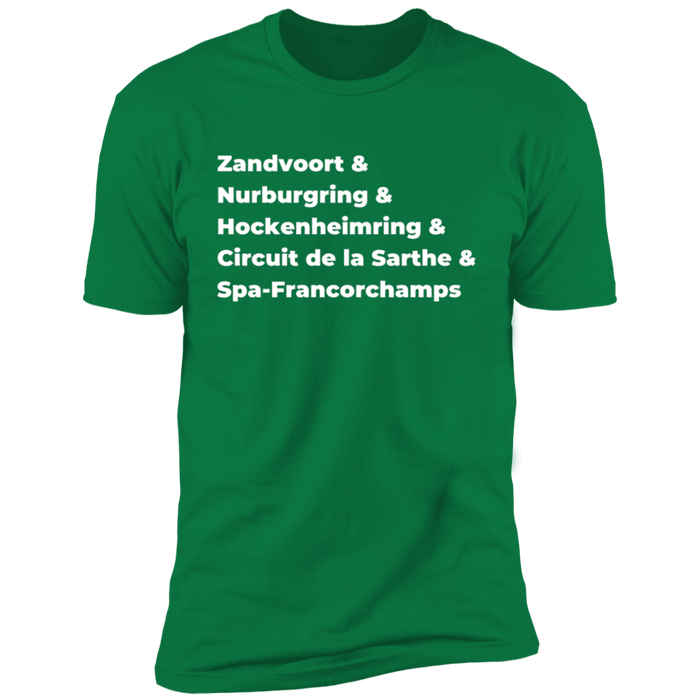 European Race Tracks shirt