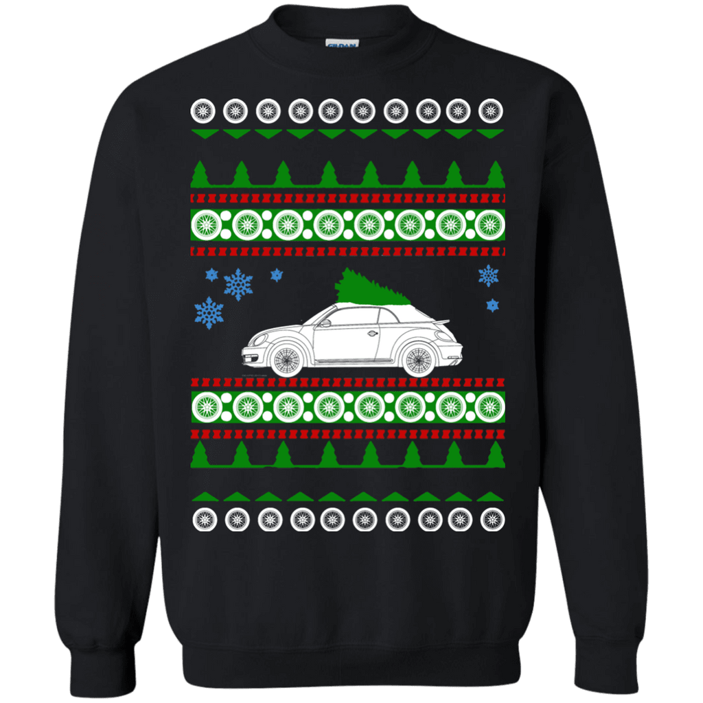car like a New Beetle Ugly Christmas Sweater sweatshirt