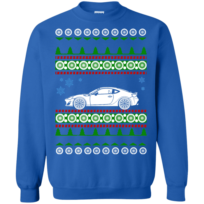 Toyota FRS no tree ugly christmas sweater sweatshirt