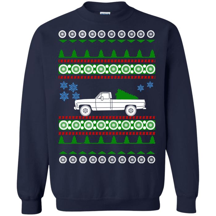 Chevrolet C30 Cheyenne Camper Special Ugly Christmas Sweater sweatshirt