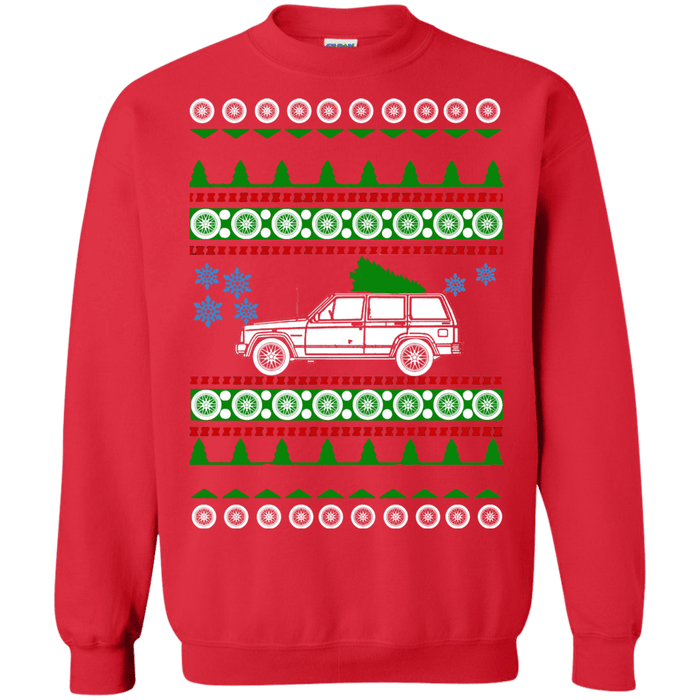 off road american vehicle Cherokee 1984 Ugly Christmas Sweater sweatshirt