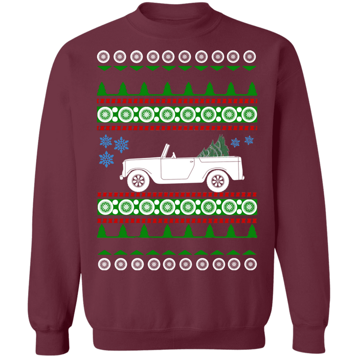 1962 International harvester scout 80 ugly christmas sweater