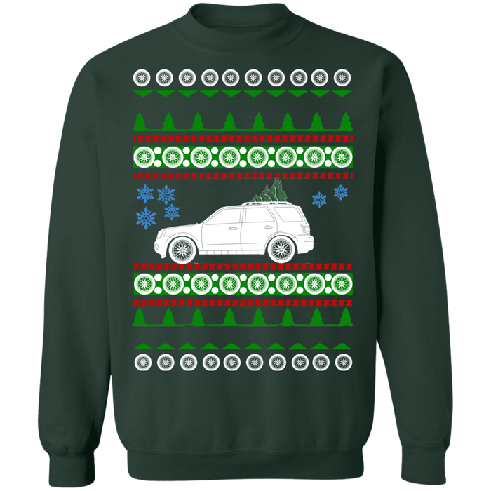 SUV 2010 Ford Escape ugly christmas sweater sweatshirt 2nd gen