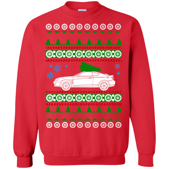 Hyundai Tiburon 2nd gen ugly christmas sweater sweatshirt