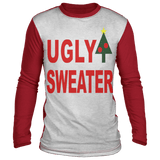 Ugly Sweater Holiday Christmas Color Block sweatshirt