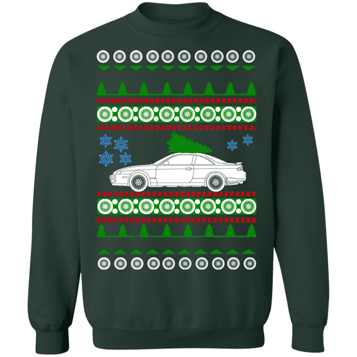 Nissan Silvia S14 240SX Ugly Christmas Sweater sweatshirt