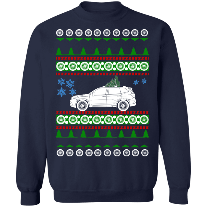 Car like 5th gen Japanese Car Forester 2019+ Ugly christmas sweater