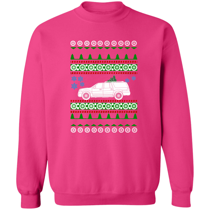 3rd gen Ford Expedition  Ugly Christmas Sweater Sweatshirt