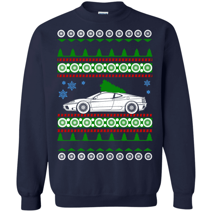 Exotic Car 360 Modena Ferrari Ugly Christmas Sweater sweatshirt