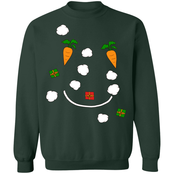 Snowman Face Ugly Christmas Sweater sweatshirt