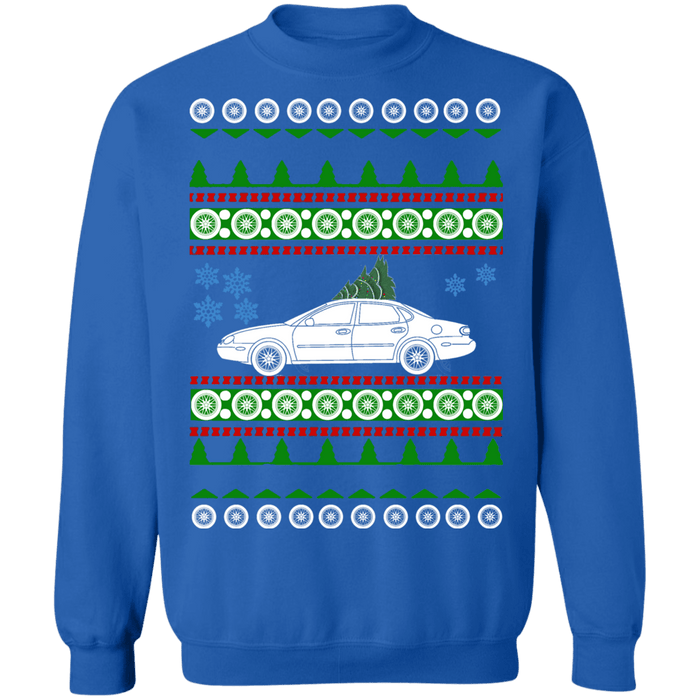 American Car 1997 Ford Taurus Ugly Christmas Sweater Sweatshirt