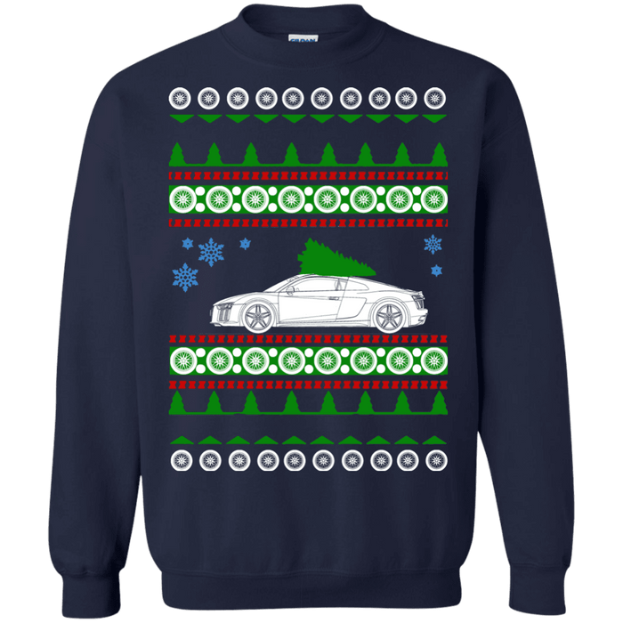 German car Audi R8 Ugly Christmas Sweater sweatshirt