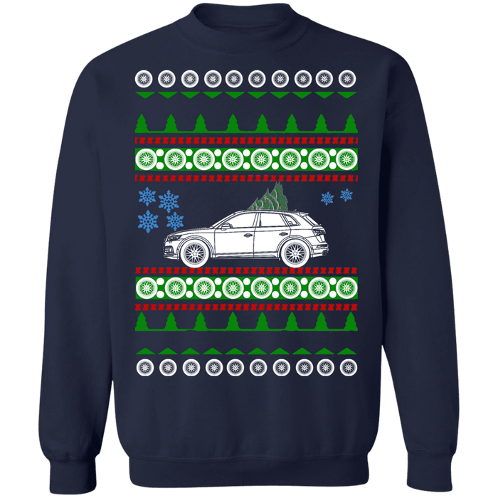 German Car like Audi SQ5 Ugly Christmas Sweater