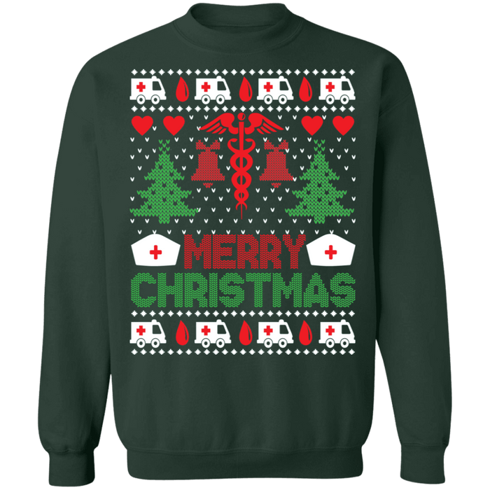 Nursing Nurse Holiday Ugly Christmas Sweater sweatshirt