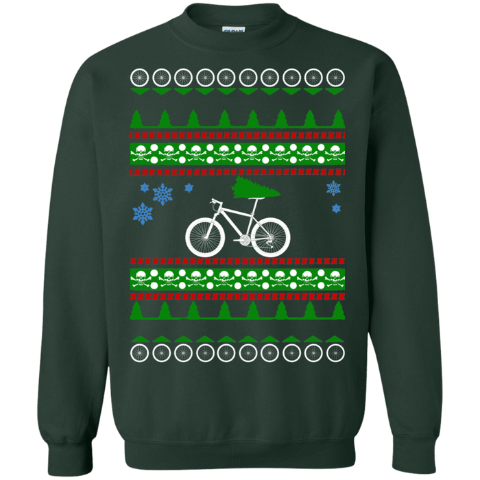 Mountain Bike ugly christmas sweater sweatshirt