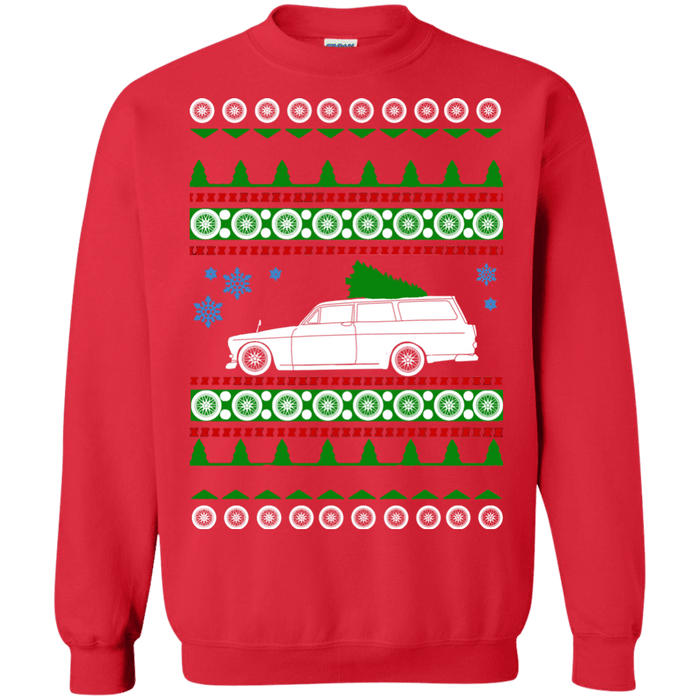 Swedish Car like a  122 Wagon Ugly Christmas Sweater sweatshirt