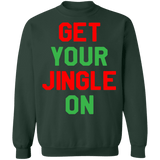 Get your jingle on funny ugly christmas sweater sweatshirt