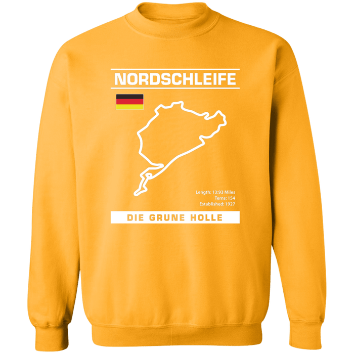 Nordschleife Die Grune Holle Track Outline Series Sweatshirt Nurburgring