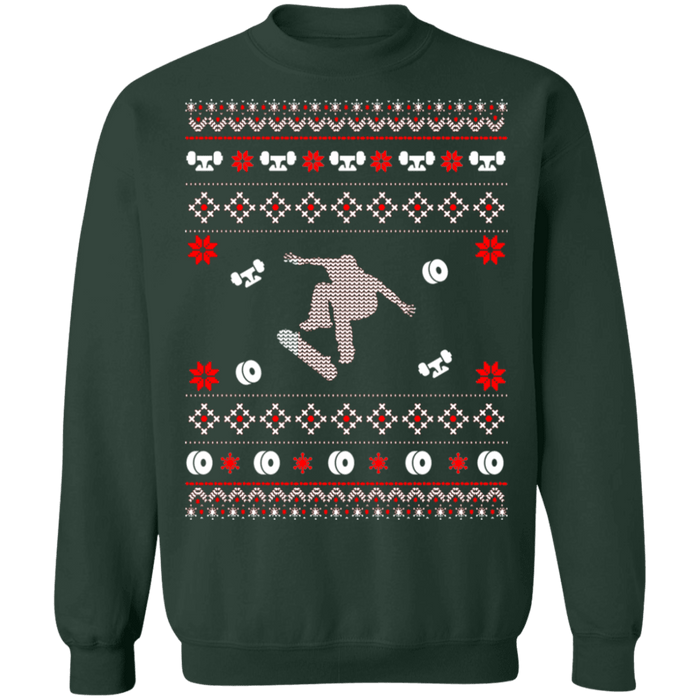 Skateboarding Ugly Christmas Sweater V2 sweatshirt