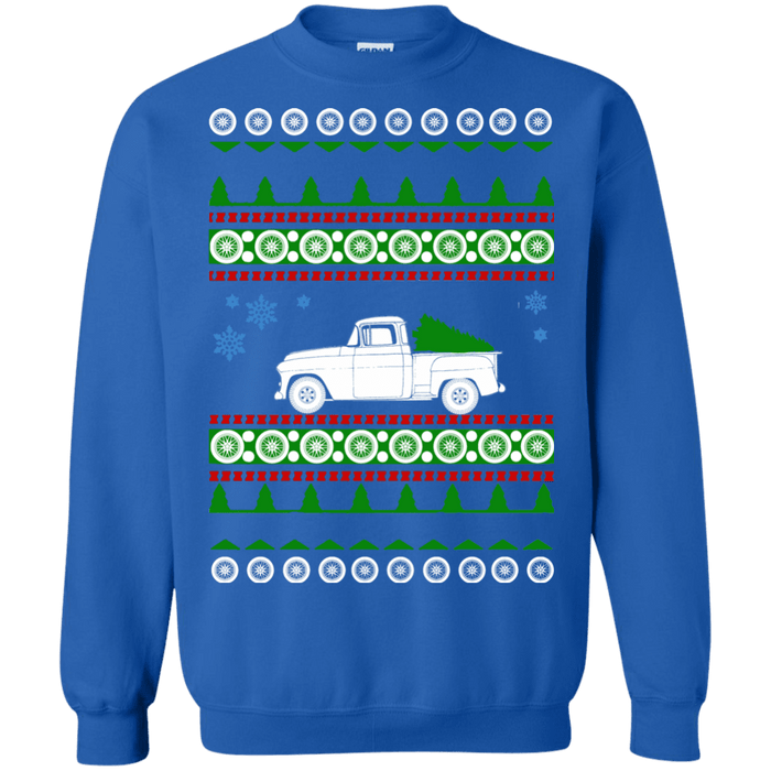 Chevy Truck 3100 1957 Ugly Christmas Sweater sweatshirt