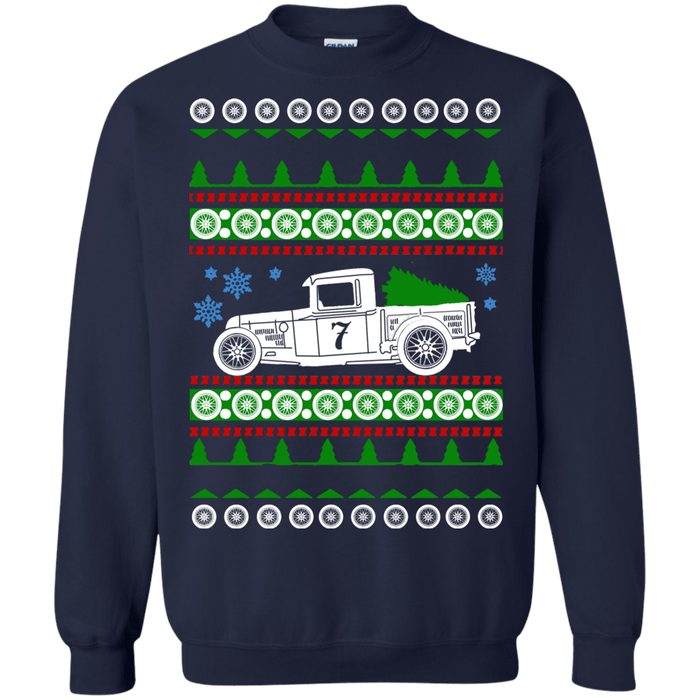 Hot Rod Truck 1932 Ford Race Car Ugly Christmas Sweater sweatshirt