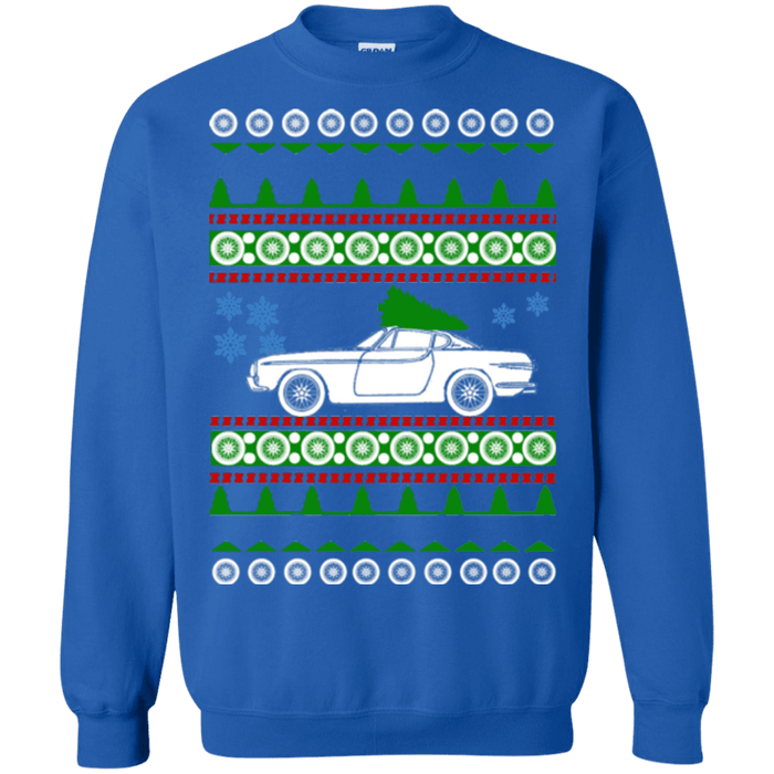 Swedish Car like a  P1800 1961 Ugly Christmas Sweater sweatshirt