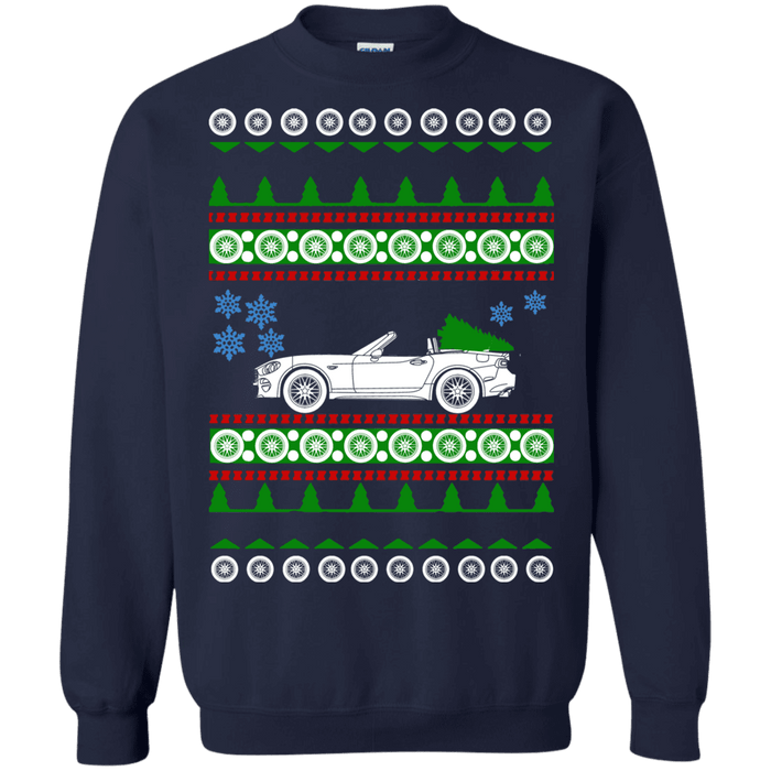 Fiat 124 Spider Ugly Christmas Sweater sweatshirt