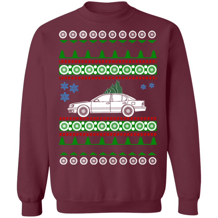 4th gen Nissan Maxima Ugly Christmas Sweater