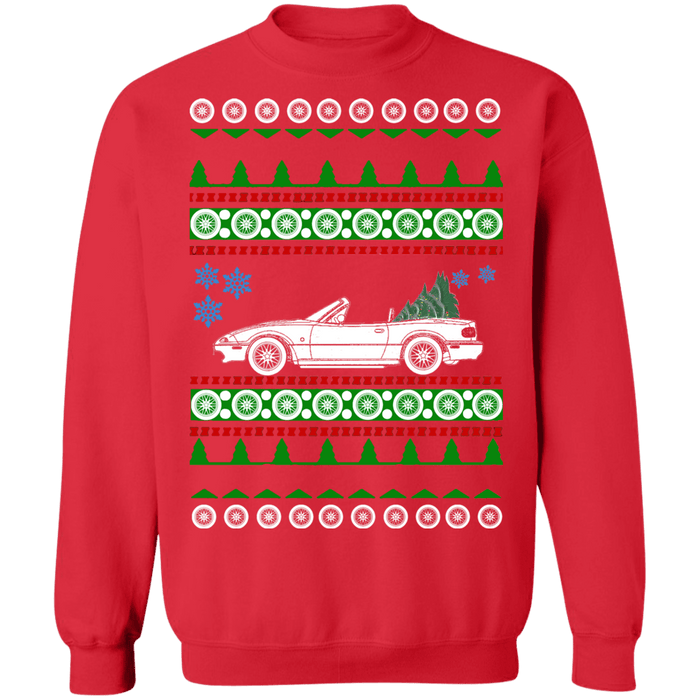 Mazda Miata NA Ugly Christmas Sweater v2 new tree