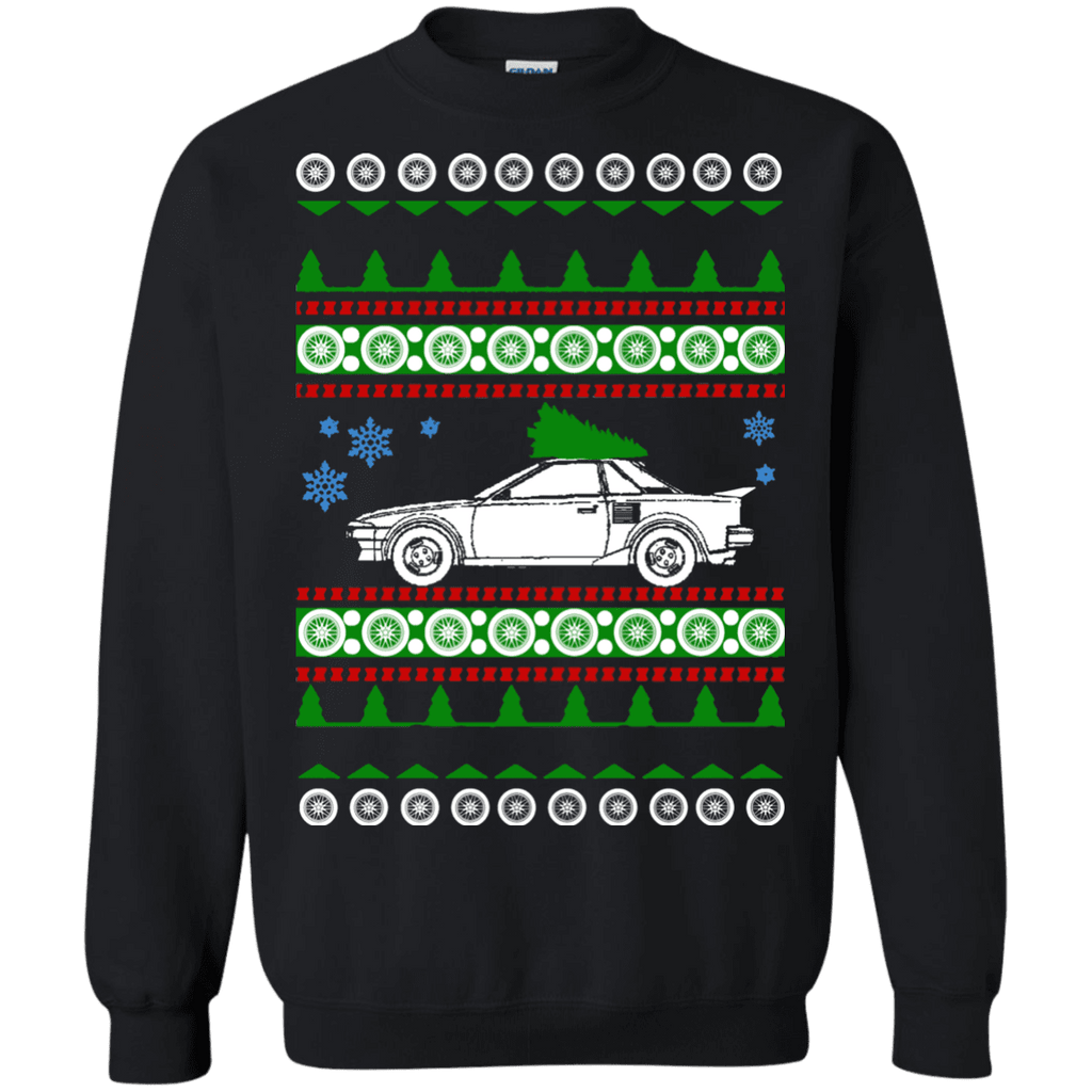car like an MR2 1988 Ugly Christmas Sweater sweatshirt
