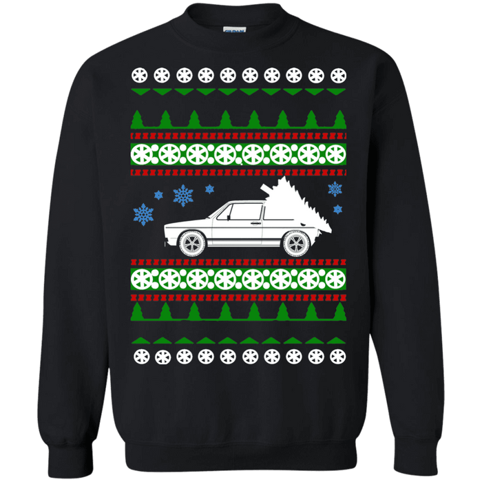 German Car like  Rabbit mk1 GTI Ugly Christmas Sweater sweatshirt