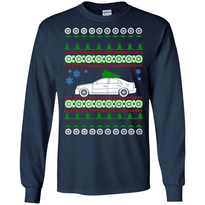 Cadillac CTS-V 2004-2007 ugly christmas sweater t shirt long sleeve sweatshirt