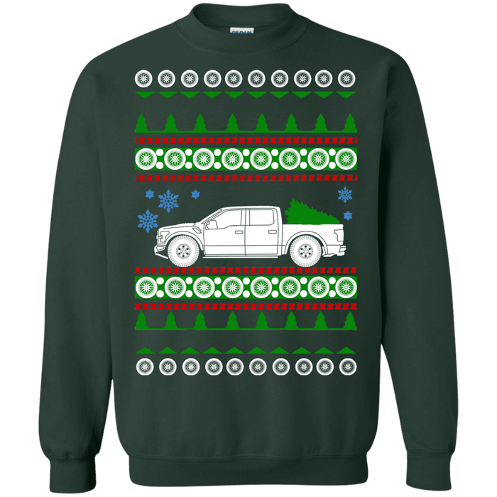 Raptor 2018 Supercab Ford Truck Ugly Christmas Sweater sweatshirt