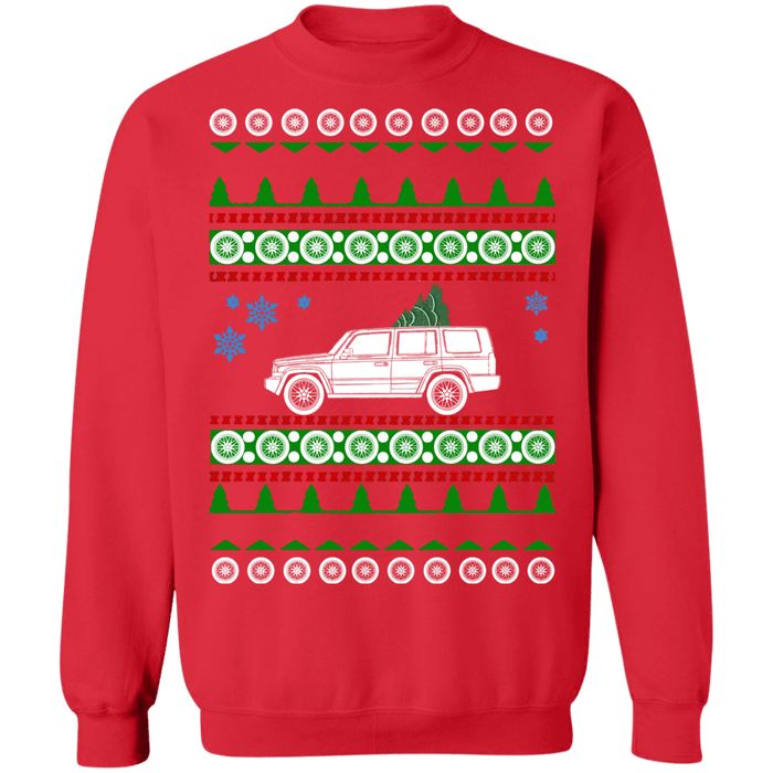 SUV off road american vehicle Commander 2010 Ugly Christmas Sweater sweatshirt