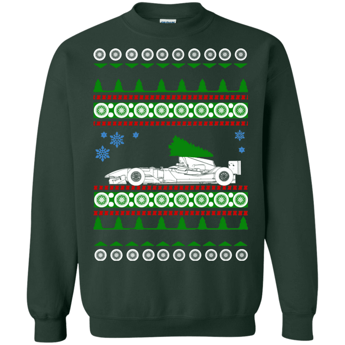 F1 Formula 1 race car ugly christmas sweater sweatshirt