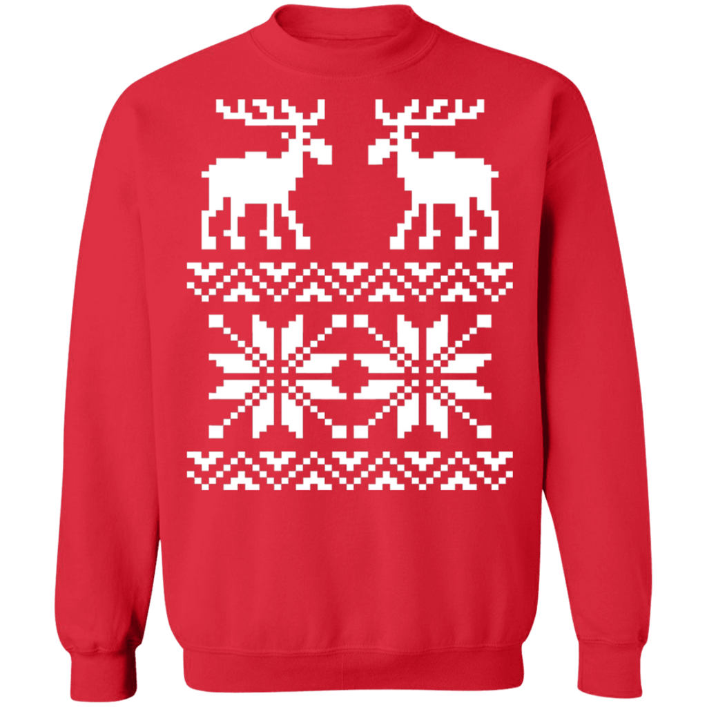Moose Ugly Christmas Sweater sweatshirt